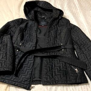 Beautiful quilted Nautical hooded coat